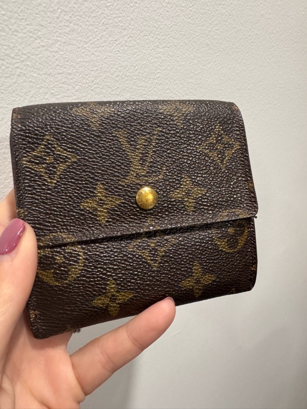 Louis Vuitton Monogram Canvas Vintage Snap Wallet
